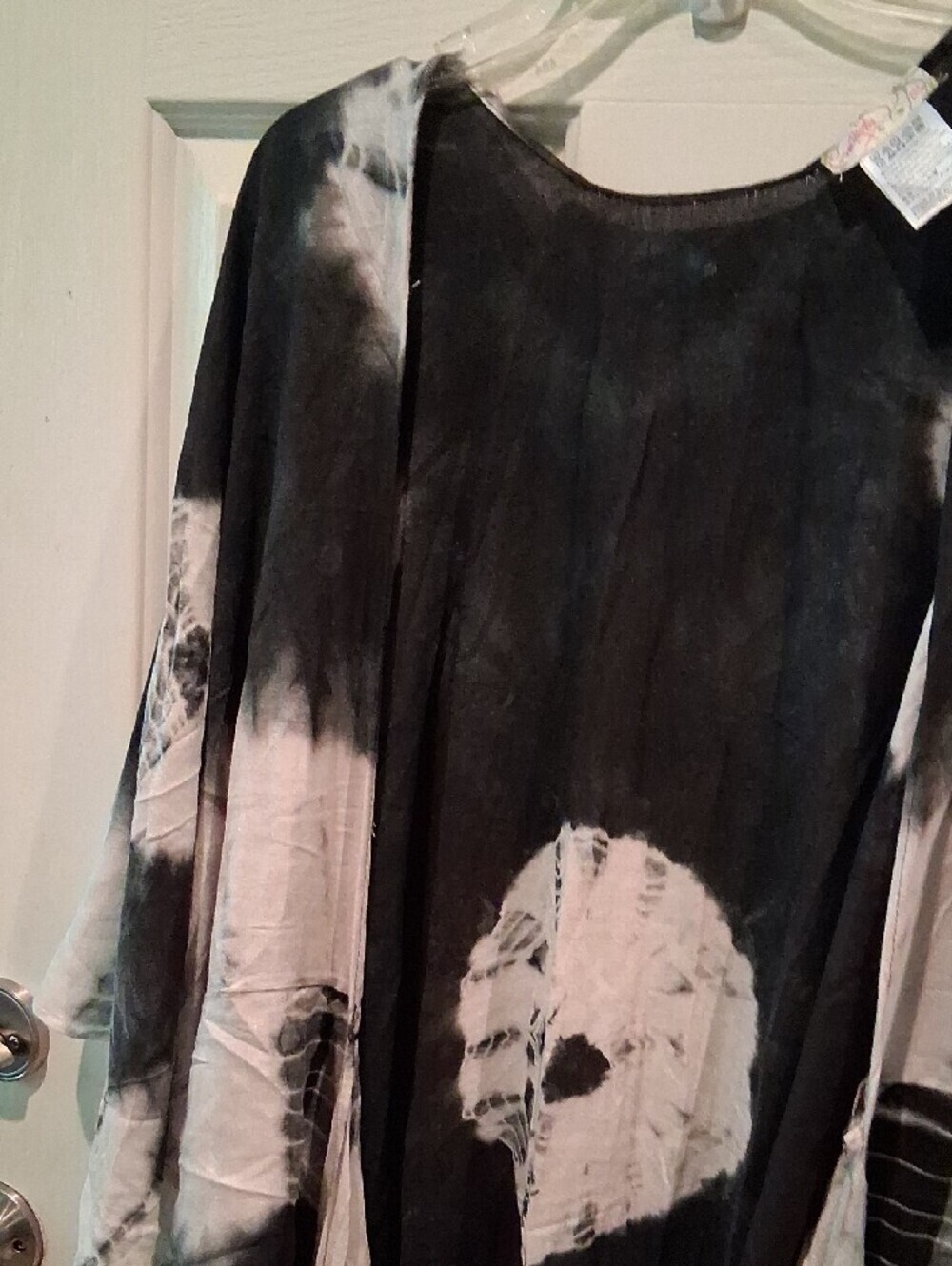 Free People Black And White Swim Coverup Kimono - Picture 5 of 9
